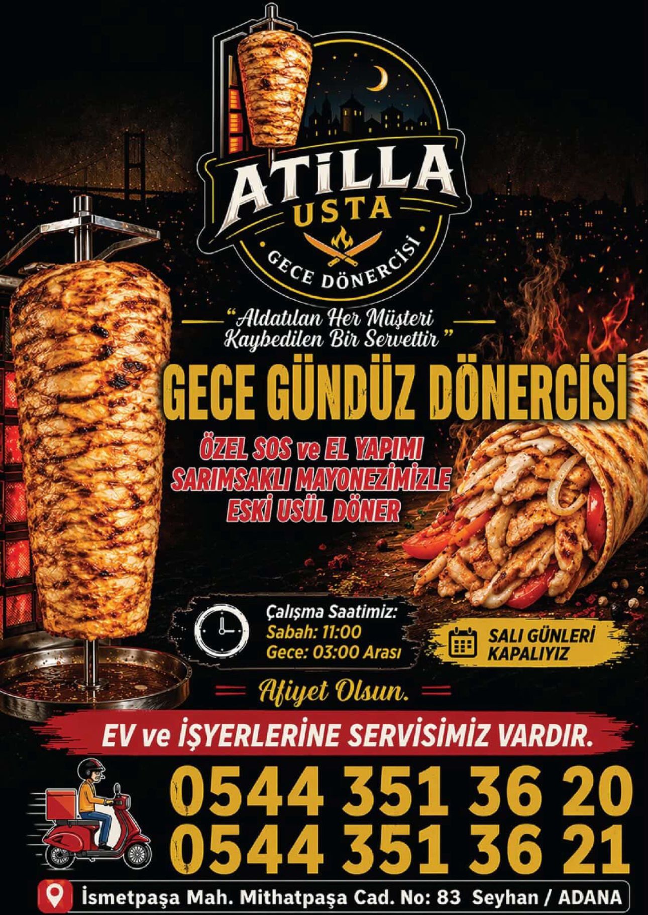 Atilla Usta broşür tasarımı